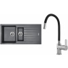 Set Sinks G16172 (dřez Perfecto 1000.1 Titanium 72 + baterie Flexia lesklá)