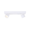 ACA DECOR LED prisadené svietidlo PLUTO 2x5W/230V/3000K/2x400Lm/2x80°/IP20, Flicker free