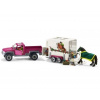 Pick-up s prívesom a koňom Schleich 42346