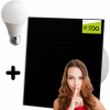 KÚPEĽŇOVÝ VENTILÁTOR AirRoxy 100 mm SKLENENÝ LESK