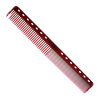 Y.S.PARK Professional Strihací hrebeň Y.S. PARK Cutting comb YS-S339 Slim - červený