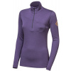 SENSOR MERINO EXTREME UP dámská mikina dl.rukáv zip grape purple - L