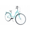 Mestsky bicykel - Bianca City Bike 28 3 Rám s Shimano 18 palcov 28 zelenú (Bianca 28 3 Running Bike Shimano Turkus)