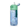 OXYBAG 9-18723 Smile Ocean Life, fľaša na pitie s výsuvnou slamkou 450ml, transparentná modrá