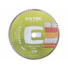Kotúč rezný diamantový Turbo, 230mm, EXTOL CRAFT