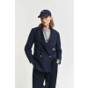 SAKO GANT PINSTRIPE REG CLUB BLAZER EVENING BLUE