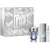 Paco Rabanne Invictus toaletná voda 100 ml + dezodorant v spreji 150 ml + toaletná voda 10 ml miniatúra, darčeková sada pre mužov