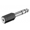 Redukcia OEM jack 6,35 M - jack 3,5 F černá