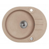 Alveus ROLL 40 kuchynský granitový drez so sifónom 59,5x47,5 - G-55 Beige 1090973