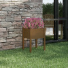 Kvetináč plast béžový VidaXL 50 cm x 50 x 1 cm