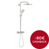 GROHE Rainshower Smartactive 310 Professional - Sprchový systém s termostatom na stenu, Supersteel 26836DC0
