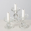 Boltze Home Set 3 sklenených svietnikov
