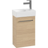 VILLEROY & BOCH Avento závesná skrinka pod umývadielko, 1 dvierka, pánty vľavo, 340 x 202 x 514 mm, Nordic Oak, A87600VJ