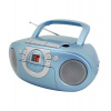 Soundmaster SCD5100BL/ CD přehrávač/ Přehrávač Kazet/ FM rádio/ Modrý (SCD5100BL)