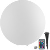 tectake 405354 guľová lampa luminous globe, led, s diaľkovým ovládaním - m (ø 40 x 40 cm)