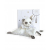 Doudou Darčeková sada - plyšový muchláčik panda 20 cm