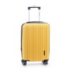 Malý cestovný kufor do lietadla, škrupinový, ABS, 40 l, Worldline 623 žltá