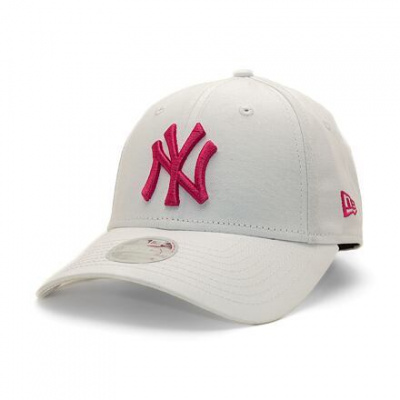 Dětská kšiltovka New Era 9FORTY Kids MLB League Essential New York Yankees - White / Blush Pink Dětské kšiltovky: Youth (54-56 cm)