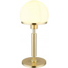 Globo Lighting Haku stolová lampa 1x40 W biela-čierna-mosadzná 21954M