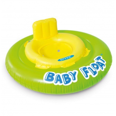 Kruh dětský dvojitý Intex 56588 MY BABY FLOAT (zelená)