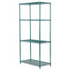 Policový antikorózny regál 1820 x 610 x 1070 mm, 4 police
