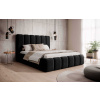 Posteľ MODEL 14 180x200 čierna - MAGIC VELVET 2219