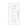 Hliníkovo-oceľové vchodové dvere bezpečnostné Hermes RC2 100 x 210 cm P biele