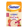 Sunar mliečna kaša s 8 cereáliami jahoda, malina 210 g