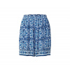 Tchibo - Tkané šortky s potlačou - pre dámy - veľ. 40 - farba: modrá/s potlačou