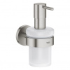 Dávkovač mydla Grohe Start vrátane držiaka, Supersteel 41195DC0