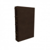 NKJV, Large Print Verse-by-Verse Reference Bible, Maclaren Series, Genuine Leather, Brown, Comfort Print