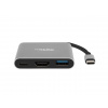 Natec multiport adaptér Fowler MINI USB-C PD, USB 3.0, HDMI 4K NMP-1607