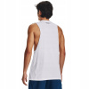 Pánske tréningové tielko Under Armour UA Left Chest Cut Off Tank Biele 3XL