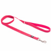 Hurtta Casual Reflexné vodítko Eco 120cm/20mm Ruby - vodítko pre psa, ideálne na každodenné použitie, vyrobené z recyklovaných materiálov - ružové