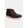 Kožené poltopánky Clarks Originals Wallabee Boot Gore-Tex pánske, hnedá farba, 26177730