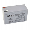 MHPower GE9-12 Gélový akumulátor 12V/9Ah, Faston F2 - 6,3mm, Deep Cycle (GE9-12)