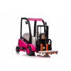 Ružový akumulátorový vysokozdvižný vozík XMX638