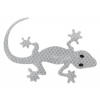 Compass Samolepka reflexná GECKO strieborná