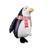 Balón fóliový chodiaci Tučniak - Pinguin - 43 cm