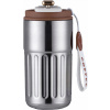 AFF 4211 Termohrnček LCD Coffee 450 ml, strieborný