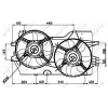 Ventilátor chladenia motora NRF Amsterdam B.V. 47031
