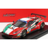 Looksmart Ferrari 488 Gt3 Italy Team N 21 8h Fia Motorsport Games Gt Cup Vallelunga 2019 Gianluca Roda - Giorgio Roda 1:43 Červená talianska vlajka