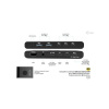 i-tec KVM Docking Station HDMI for 2 hosts, Power Delivery 2x 100W C31KVMHDMIDOCKPD