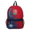 Umbro England Rugby Team Training Academy Backpack Adults Tibetan Red/Wht Medium