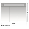 Zrkadlová skrinka s osvetlením Intedoor R ZS 100 LED 01
