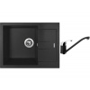 Set Sinks AMANDA 650 Metalblack + batéria Sinks PRONTO Metalblack