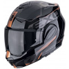 SCORPION preklápacia prilba na motocykel EXO-TECH EVO TRAVELLER (čier./medená) M