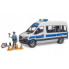 Bruder 02683 MB Sprinter policajný s figurkou policajta a s modulom