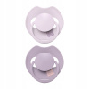 Lovi cumlík silikon dynamický Prime 2ks Baby Lilac/Violet