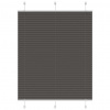 vidaXL plisovaná roleta čierna 110x100 cm Šírka látky 109,4 cm